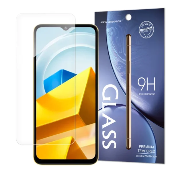 Tempered Glass Xiaomi Poco M5 tempered glass 9H hardness (packaging - envelope)eng