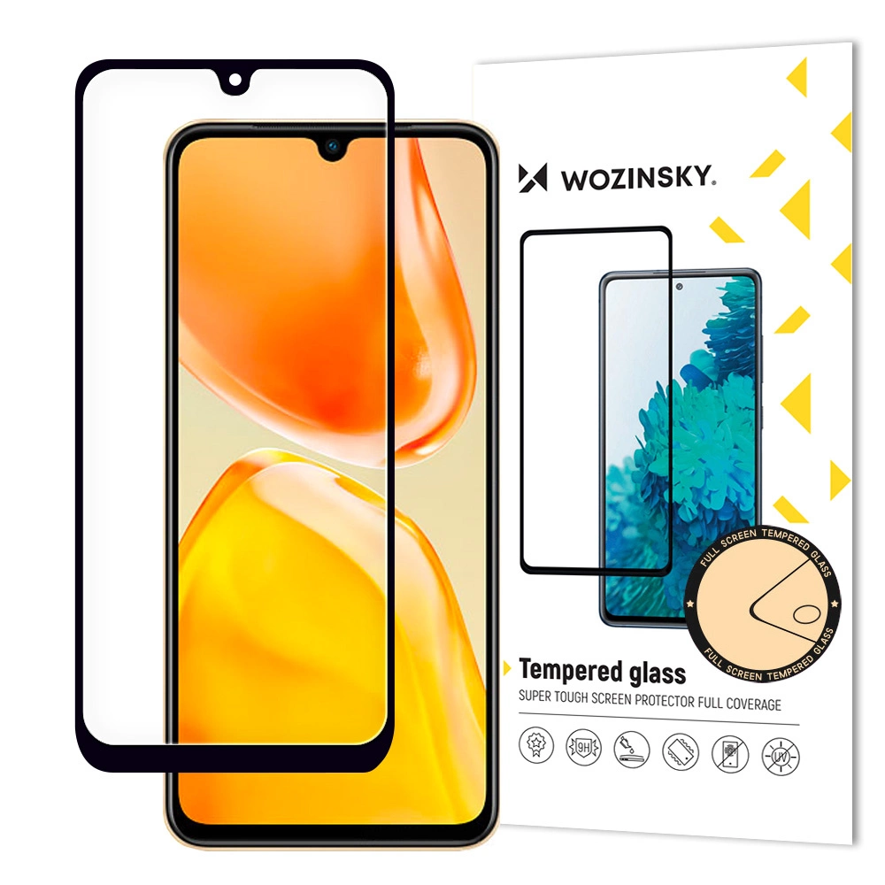 Wozinsky Full Glue Tempered Glass Vivo X80 Lite / V25 Full Screen with Frame black (case friendly)eng