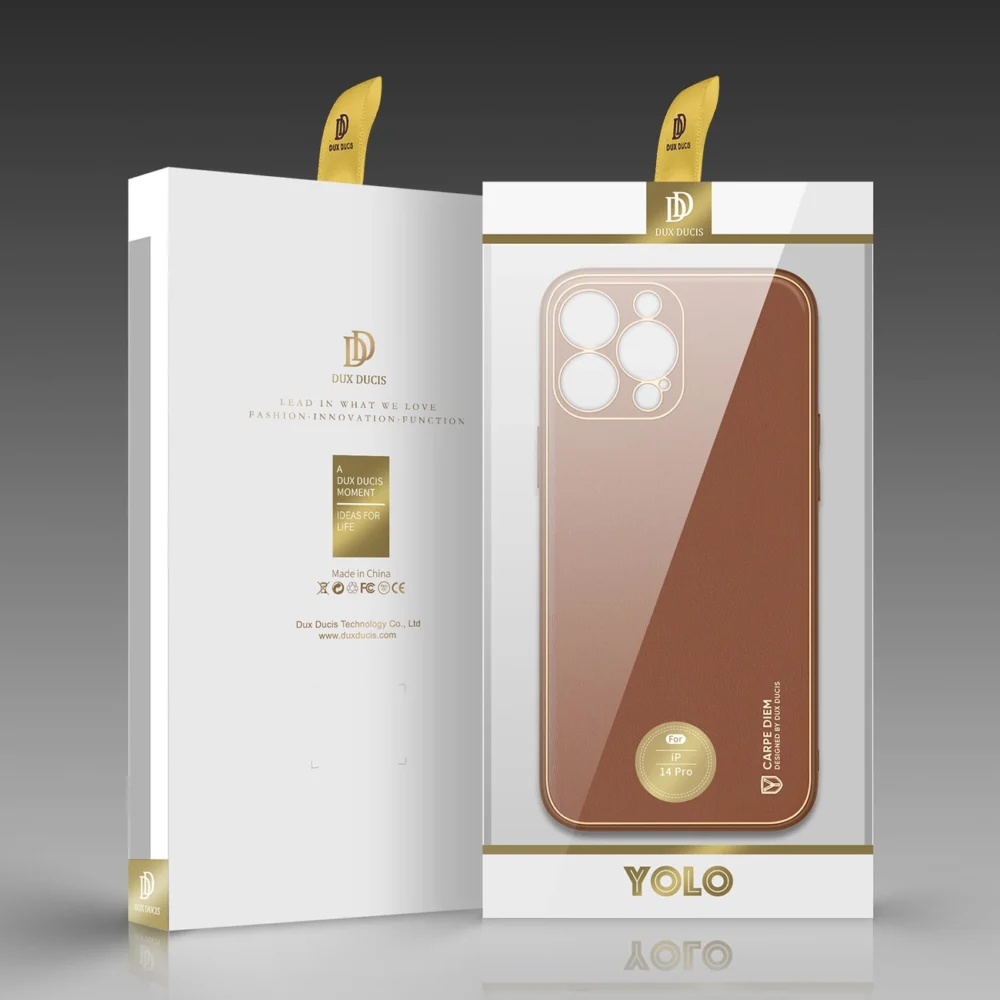 Dux Ducis Yolo Apple iPhone 14 Pro Browneng