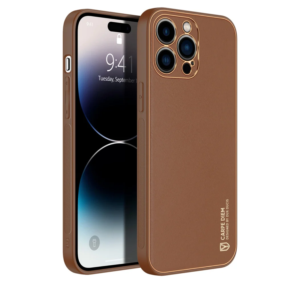 Dux Ducis Yolo Apple iPhone 14 Pro Browneng