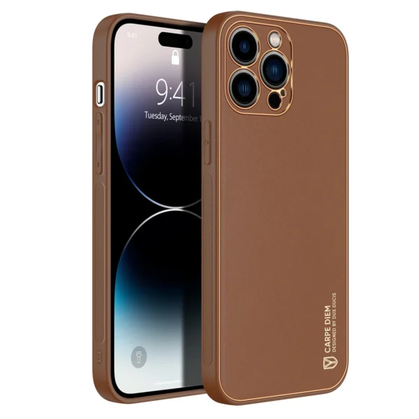 Dux Ducis Yolo Apple iPhone 14 Pro Browneng