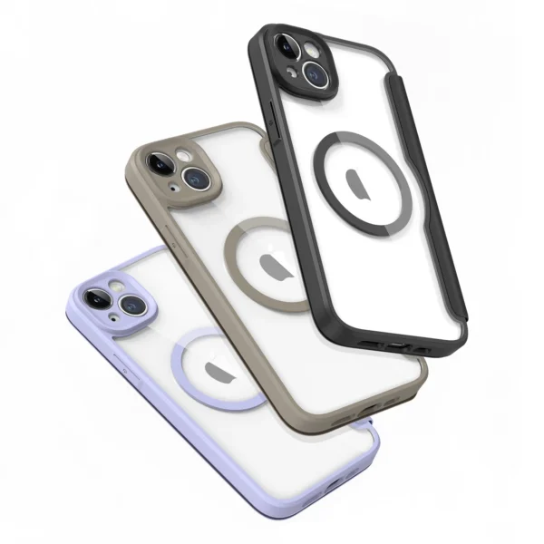 Dux Ducis Skin X Pro case iPhone 14 Plus MagSafe magnetic flip case beigeeng