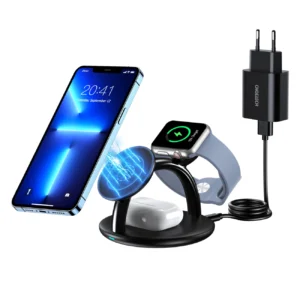Choetech 3in1 inductive charging station iPhone 12/13/14, AirPods Pro, Apple Watch black (T587-F)eng