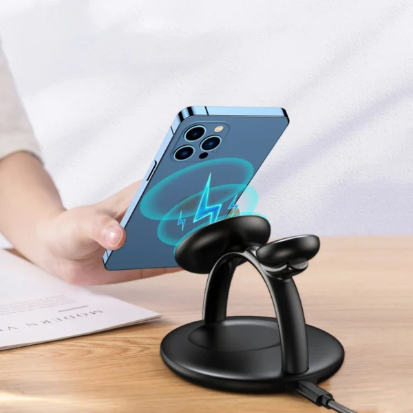 Choetech 3in1 inductive charging station iPhone 12/13/14, AirPods Pro, Apple Watch black (T587-F)eng