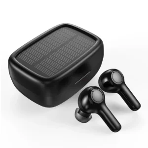 Choetech TWS wireless headphones with solar panel black (BH-T09)eng