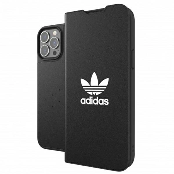 Adidas OR Booklet Case BASIC iPhone 13 Pro Max 6,7" czarno biały/black white 47127eng