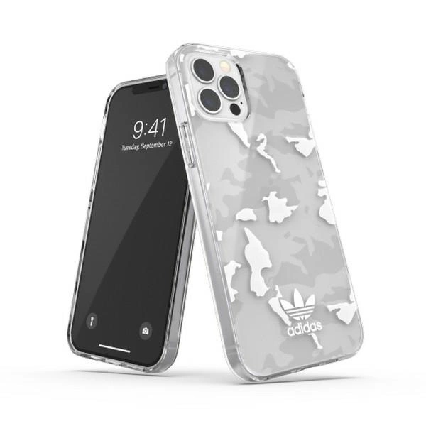 121473_1 Adidas OR SnapCase Camo iPhone 12/12 Pro transparent/white 43705eng