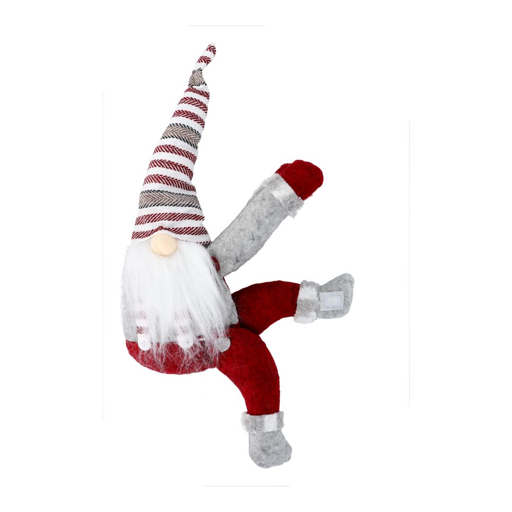 Curtain fastener gnome shape RC-K-299 gray red