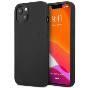 AMG AMHCP14SDOLBK iPhone 14 6.1 "black / black hardcase Leather Hot Stampedeng