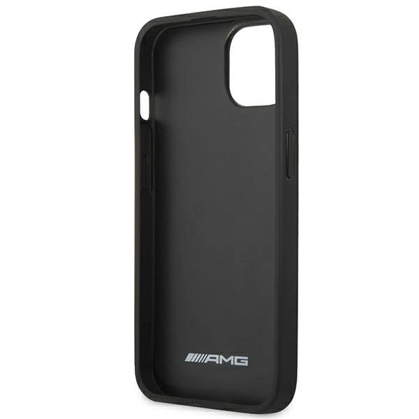 AMG AMHCP14SDOLBK iPhone 14 6.1 "black / black hardcase Leather Hot Stampedeng
