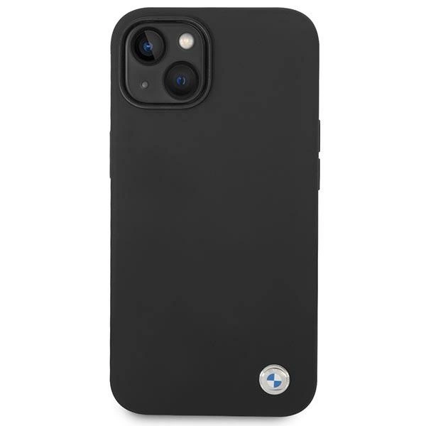 Case BMW BMHCP14MSILBK iPhone 14 Plus 6.7" black/black Silicone Metal Logoeng
