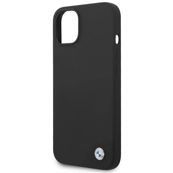 Case BMW BMHCP14MSILBK iPhone 14 Plus 6.7" black/black Silicone Metal Logoeng