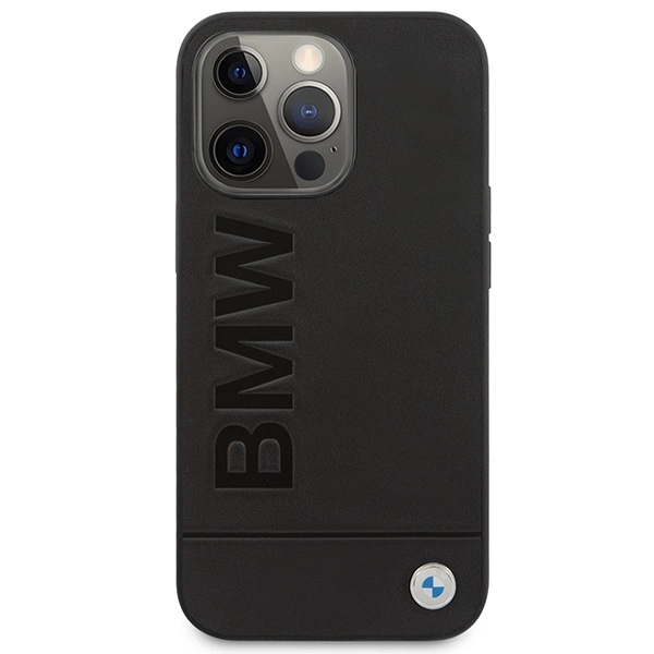 Etui BMW BMHMP14LSLLBK iPhone 14 Pro 6,1" czarny/black hardcase Signature Logo Imprint Magsafeeng