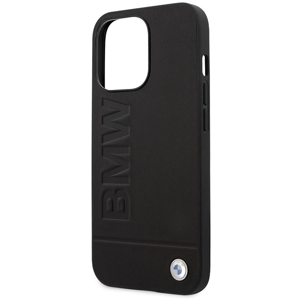 Etui BMW BMHMP14LSLLBK iPhone 14 Pro 6,1" czarny/black hardcase Signature Logo Imprint Magsafeeng