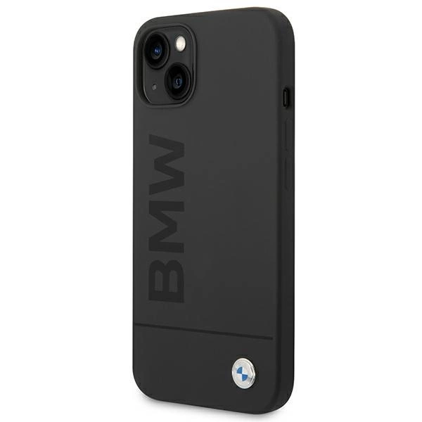 Case BMW BMHMP14MSLBLBK iPhone 14 Plus 6.7 "black / black hardcase Silicone Signature Logo Magsafeeng