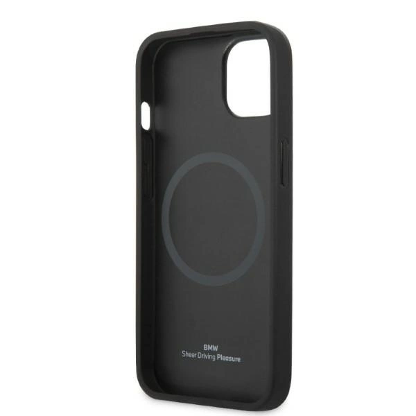 Case BMW BMHMP14MSLLBK iPhone 14 Plus 6.7 "black / black hardcase Signature Logo Imprint Magsafeeng