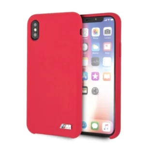Etui hardcase BMW BMHCPXMSILRE iPhone X /Xs czerwony/red Silicone M Collectioneng