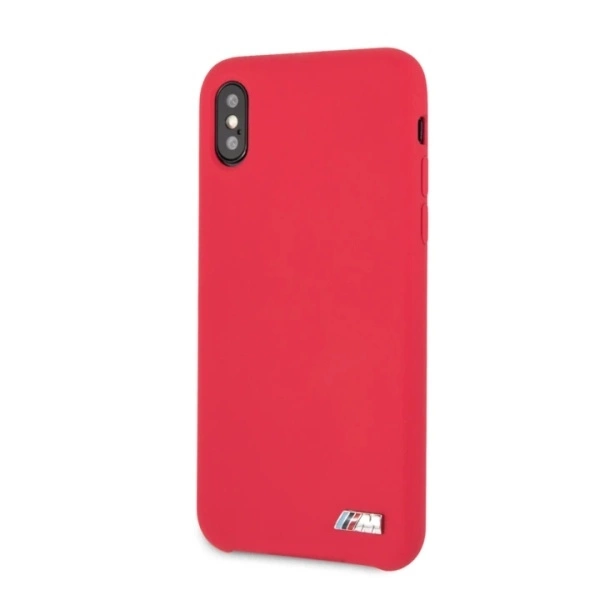 Etui hardcase BMW BMHCPXMSILRE iPhone X /Xs czerwony/red Silicone M Collectioneng
