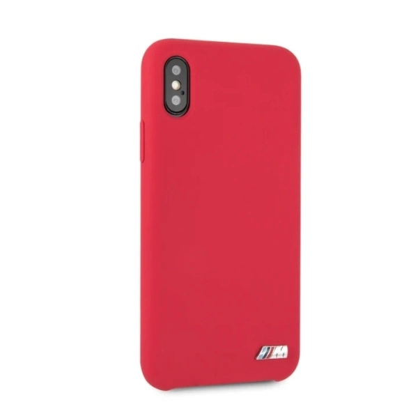 Etui hardcase BMW BMHCPXMSILRE iPhone X /Xs czerwony/red Silicone M Collectioneng