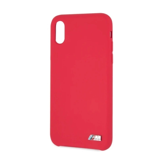 Etui hardcase BMW BMHCPXMSILRE iPhone X /Xs czerwony/red Silicone M Collectioneng