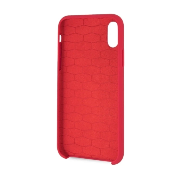 Etui hardcase BMW BMHCPXMSILRE iPhone X /Xs czerwony/red Silicone M Collectioneng