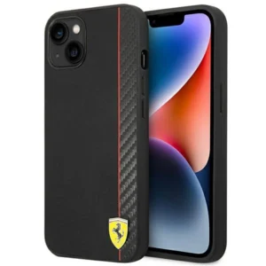 Ferrari FEHCP14MAXBK iPhone 14 Plus 6.7" black/black hardcase Carboneng