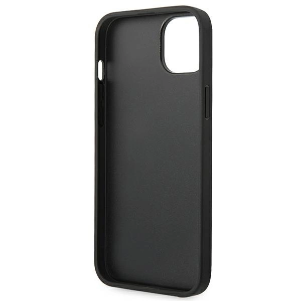 Ferrari FEHCP14MRBUK iPhone 14 Plus 6.7" black/black hardcase Leather Stamp Sideseng