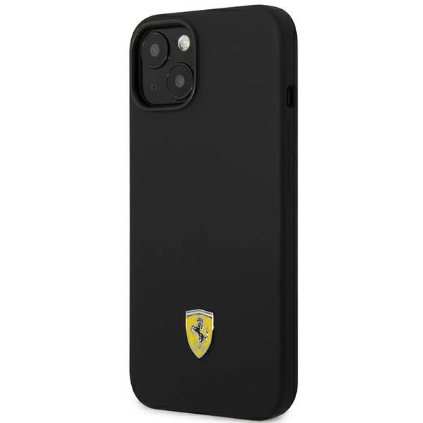 Ferrari FEHCP14MSIBBK iPhone 14 Plus 6.7" black/black hardcase Silicone Metal Logoeng
