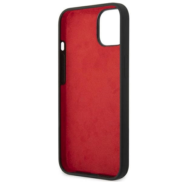 Ferrari FEHCP14SSIBBK iPhone 14 6.1" black/black hardcase Silicone Metal Logoeng