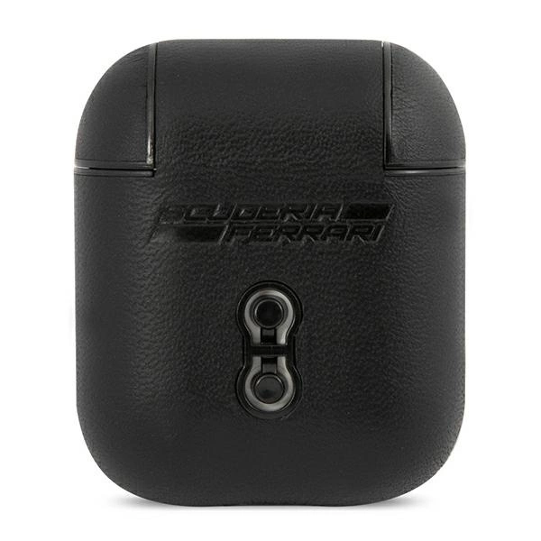 Ferrari FESA2LEBK AirPods cover black/black On Track Leathereng