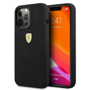 Ferrari FESSIHCP13LBK iPhone 13 Pro / 13 6.1" black/black hardcase Siliconeeng
