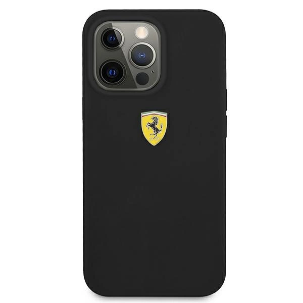Ferrari FESSIHCP13LBK iPhone 13 Pro / 13 6.1" black/black hardcase Siliconeeng