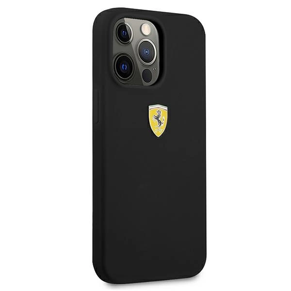 Ferrari FESSIHCP13LBK iPhone 13 Pro / 13 6.1" black/black hardcase Siliconeeng