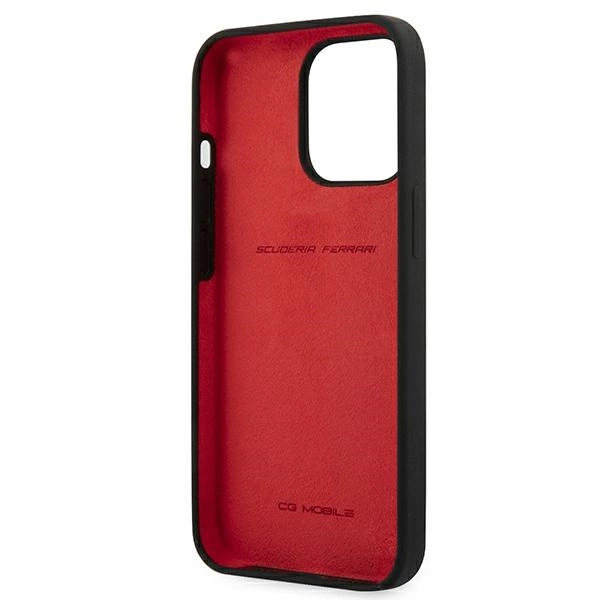 Ferrari FESSIHCP13LBK iPhone 13 Pro / 13 6.1" black/black hardcase Siliconeeng