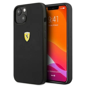 Ferrari FESSIHCP13SBK iPhone 13 mini 5.4" black/black hardcase Siliconeeng