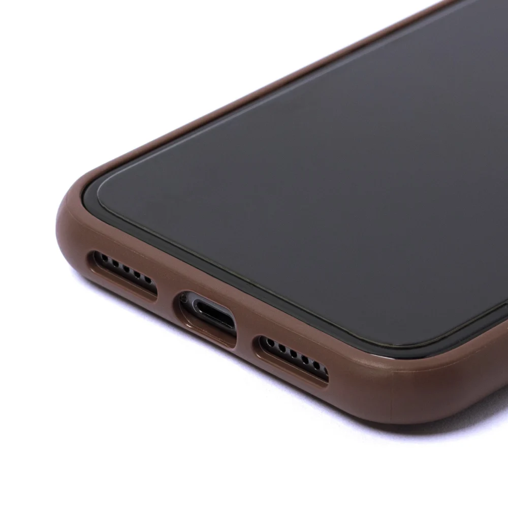 Guess case for iPhone 11 / XR from the 4G Big Metal Logo series - browneng