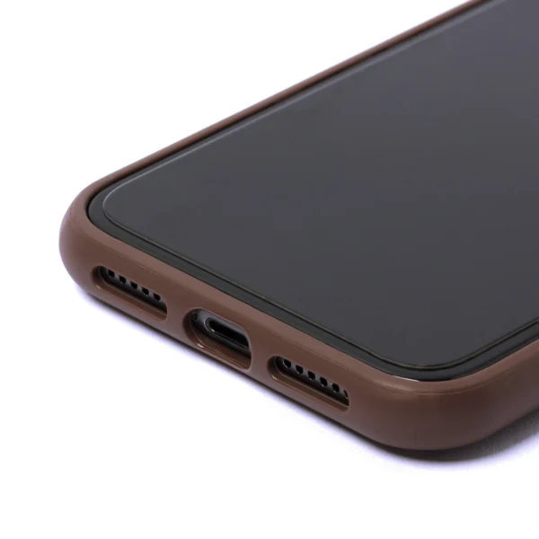 Guess case for iPhone 11 / XR from the 4G Big Metal Logo series - browneng