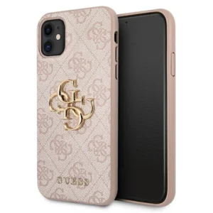 Guess GUHCN614GMGPI iPhone 11 6.1 "/ Xr pink / pink hardcase 4G Big Metal Logoeng