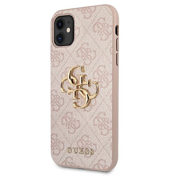 Guess GUHCN614GMGPI iPhone 11 6.1 "/ Xr pink / pink hardcase 4G Big Metal Logoeng
