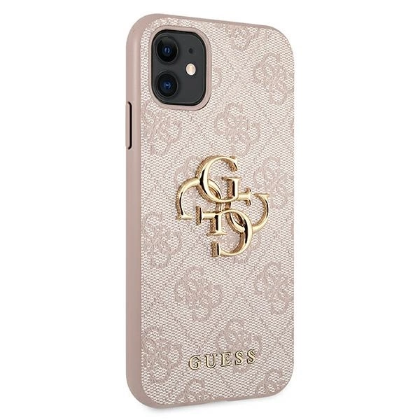 Guess GUHCN614GMGPI iPhone 11 6.1 "/ Xr pink / pink hardcase 4G Big Metal Logoeng