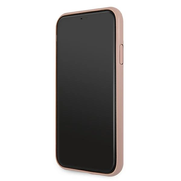 Guess GUHCN614GMGPI iPhone 11 6.1 "/ Xr pink / pink hardcase 4G Big Metal Logoeng