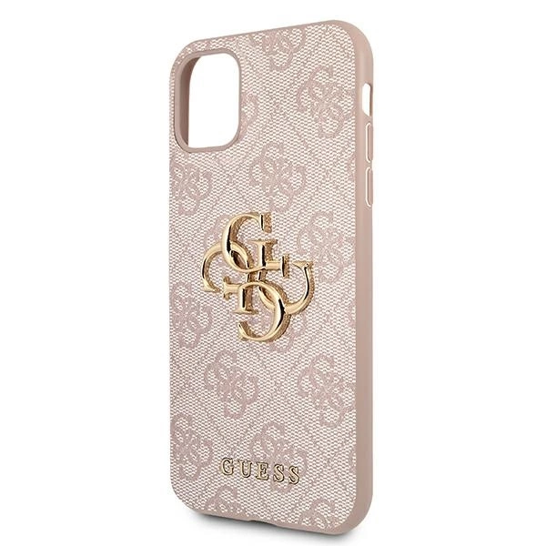 Guess GUHCN614GMGPI iPhone 11 6.1 "/ Xr pink / pink hardcase 4G Big Metal Logoeng
