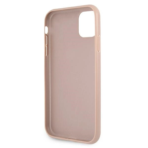 Guess GUHCN614GMGPI iPhone 11 6.1 "/ Xr pink / pink hardcase 4G Big Metal Logoeng