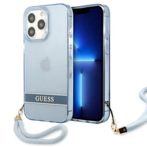 Guess GUHCP13LHTSGSB iPhone 13 Pro / 13 6,1 "blue / blue hardcase Translucent Stapeng