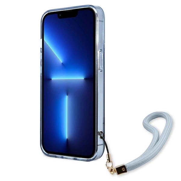 Guess GUHCP13LHTSGSB iPhone 13 Pro / 13 6,1 "blue / blue hardcase Translucent Stapeng