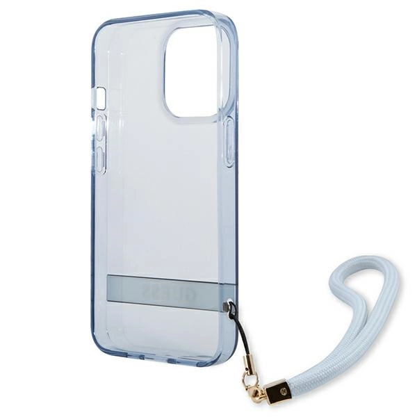 Guess GUHCP13LHTSGSB iPhone 13 Pro / 13 6,1 "blue / blue hardcase Translucent Stapeng