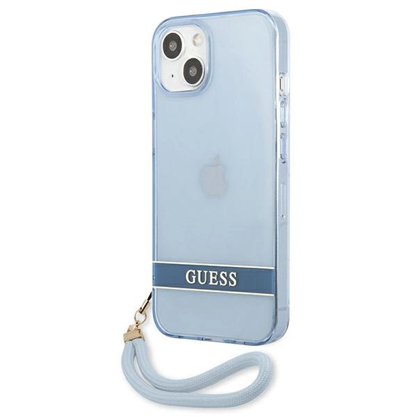 Guess GUHCP13MHTSGSB iPhone 13 6.1 "blue / blue hardcase Translucent Stapeng