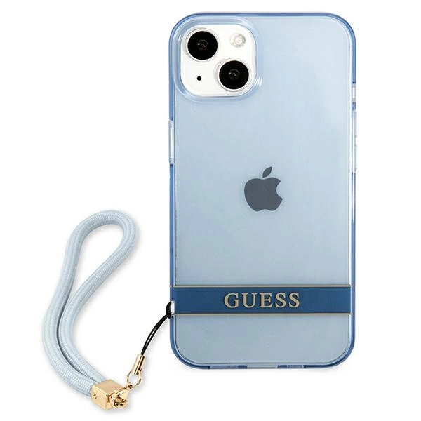 Guess GUHCP13MHTSGSB iPhone 13 6.1 "blue / blue hardcase Translucent Stapeng