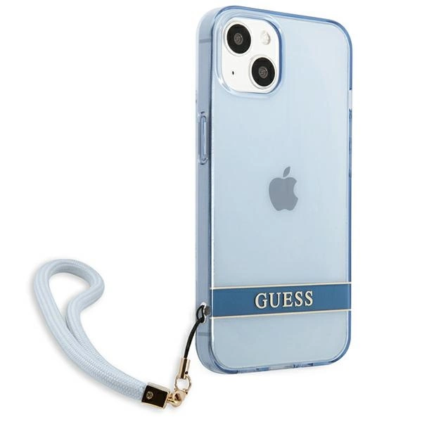 Guess GUHCP13MHTSGSB iPhone 13 6.1 "blue / blue hardcase Translucent Stapeng