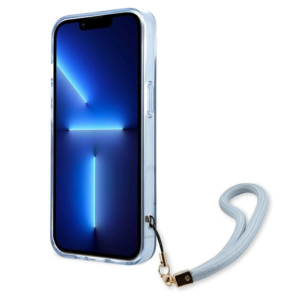 Guess GUHCP13MHTSGSB iPhone 13 6.1 "blue / blue hardcase Translucent Stapeng